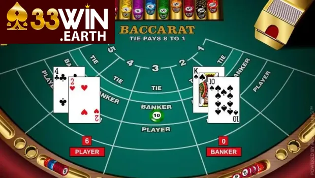 Bài Baccarat Online Cực Hấp Dẫn Tại 33win 3 Luật chơi baccarat online tại 33win đối với rút thêm lá bài