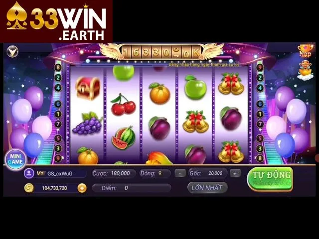 Quay Hũ Trái Cây - Thưởng Siêu Hấp Dẫn 33win 2025 2 Tổng quan về quay hũ trái cây